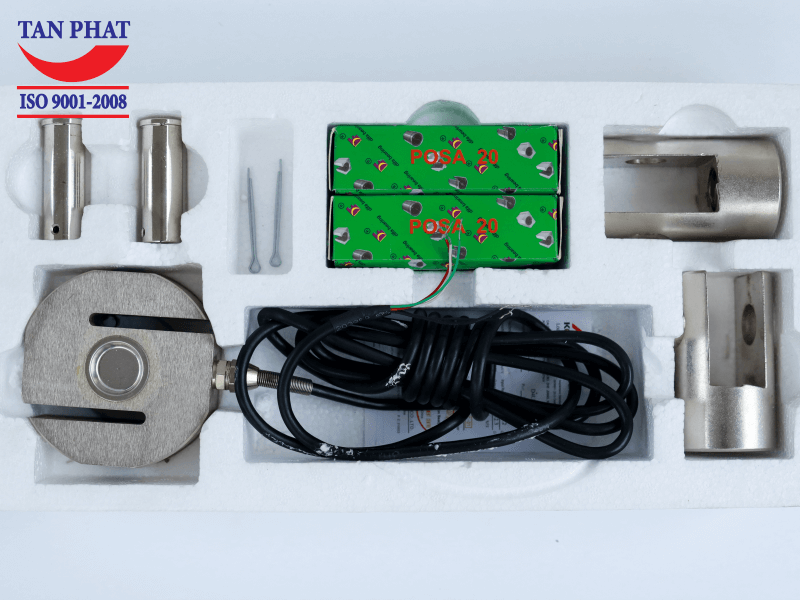 Loadcell PST Keli 5 tấn - Sản phẩm được Tân Phát cung cấp ra thị trường với đầy đủ phụ kiện và bộ gá đi kèm